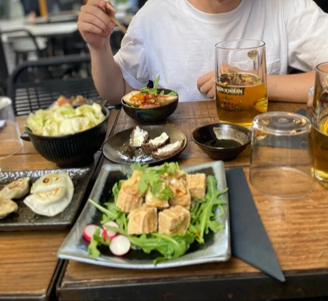 Tofu Frit Vinaigrette